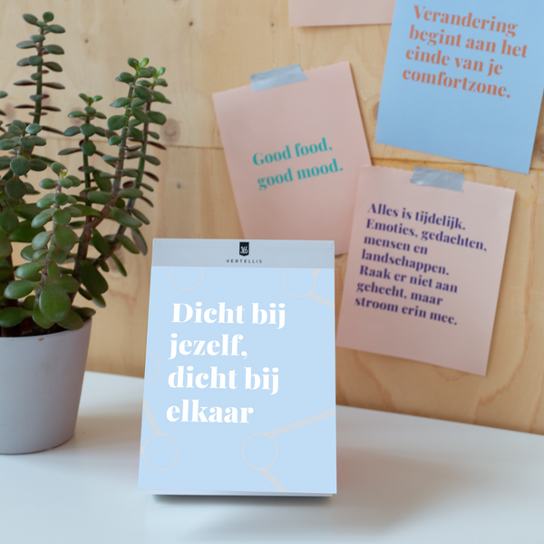 1 + 1 actie: 365 Vertellis Daily Scheurkalender - Elke dag een stap dichter bij een leuk leven