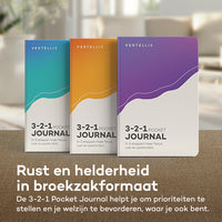 3-2-1 Pocket Journal - In 3 stappen meer focus, rust en productiviteit