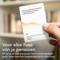 Pensioen en Voldoening Deck - 60 vragen, citaten en opdrachten voor een inspirerend en vervullend pensioen.