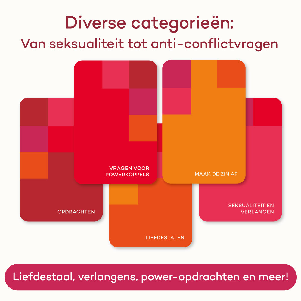 Het Powerkoppel Deck - 180 inspirerende vragen - Samen groeien en verbinden