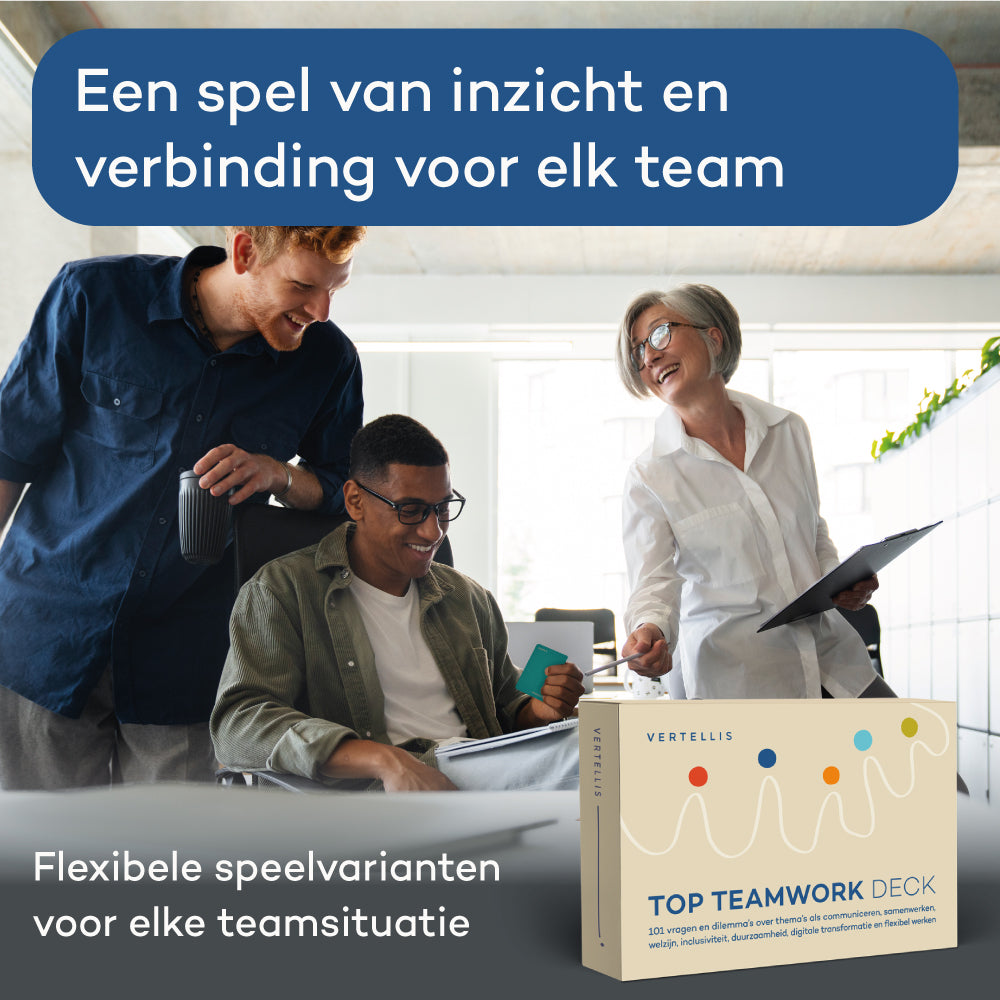 TOP Teamwork Deck - 101 vragen en dilemma's voor geweldig teamwork