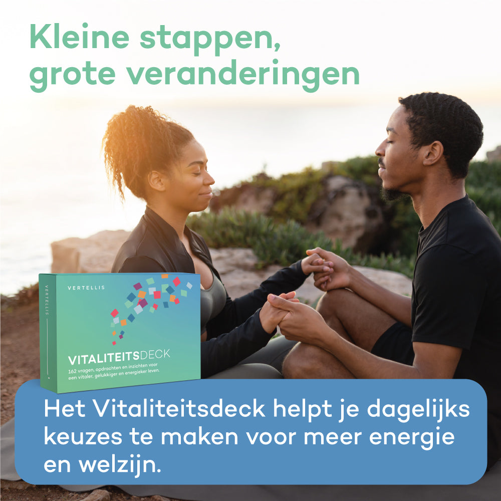 Vitaliteitsdeck - 162 vragen, opdrachten en inzichten voor meer vitaliteit en geluk