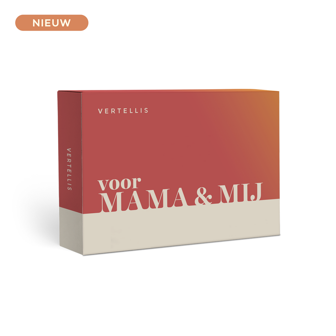 Voor mama en mij kaartendeck verpakking - verbindend gespreksspel voor moeder en kind