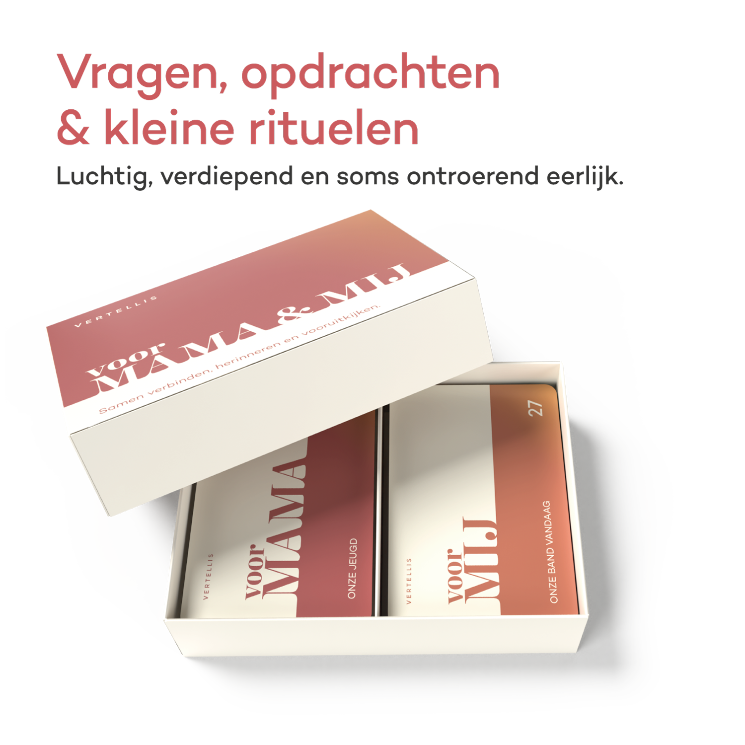 Voor mama en mij Vertellis kaartendeck - cadeau voor Moederdag of verjaardag