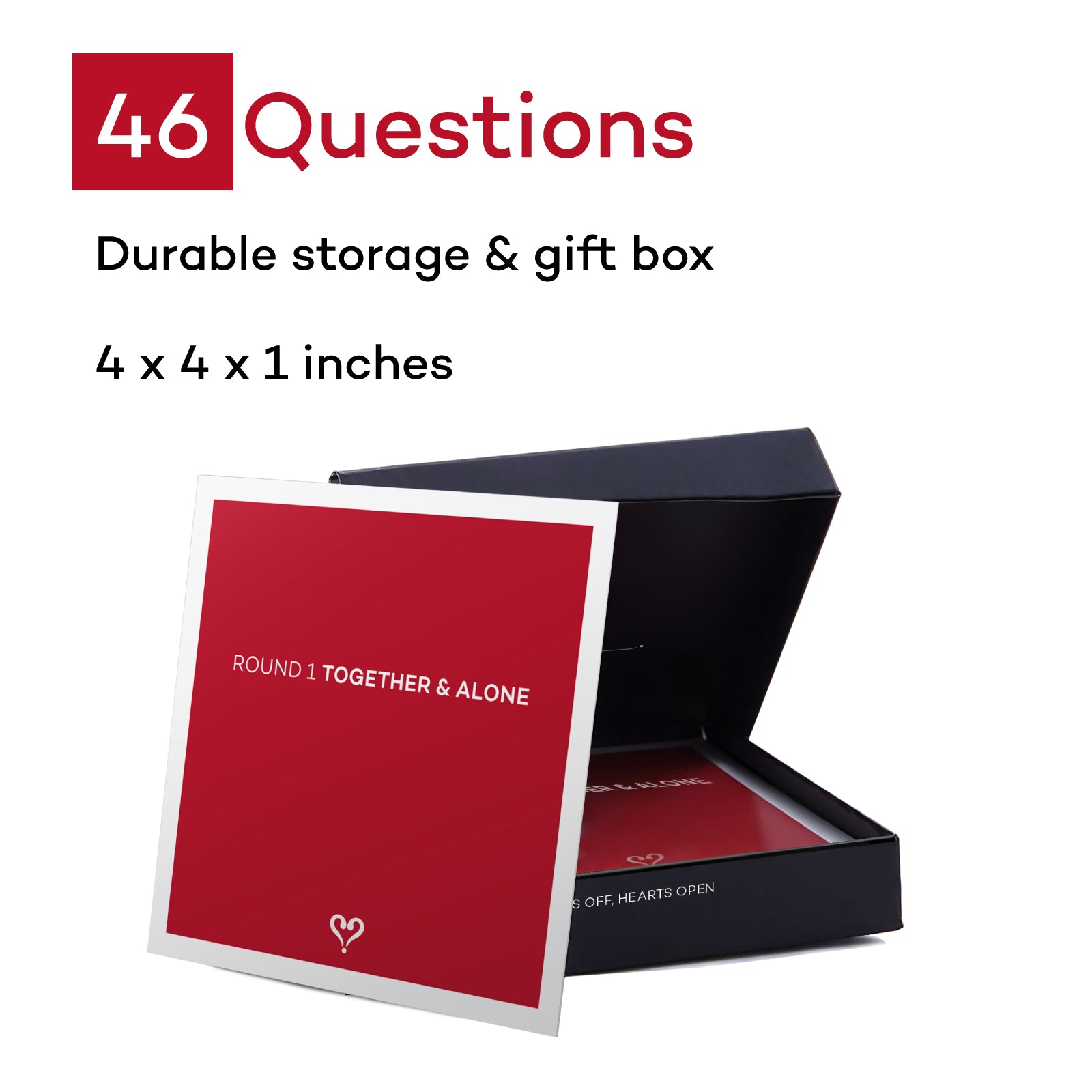 Vertellis Relationship Edition question card game - 46 powerful questions for more connection and love