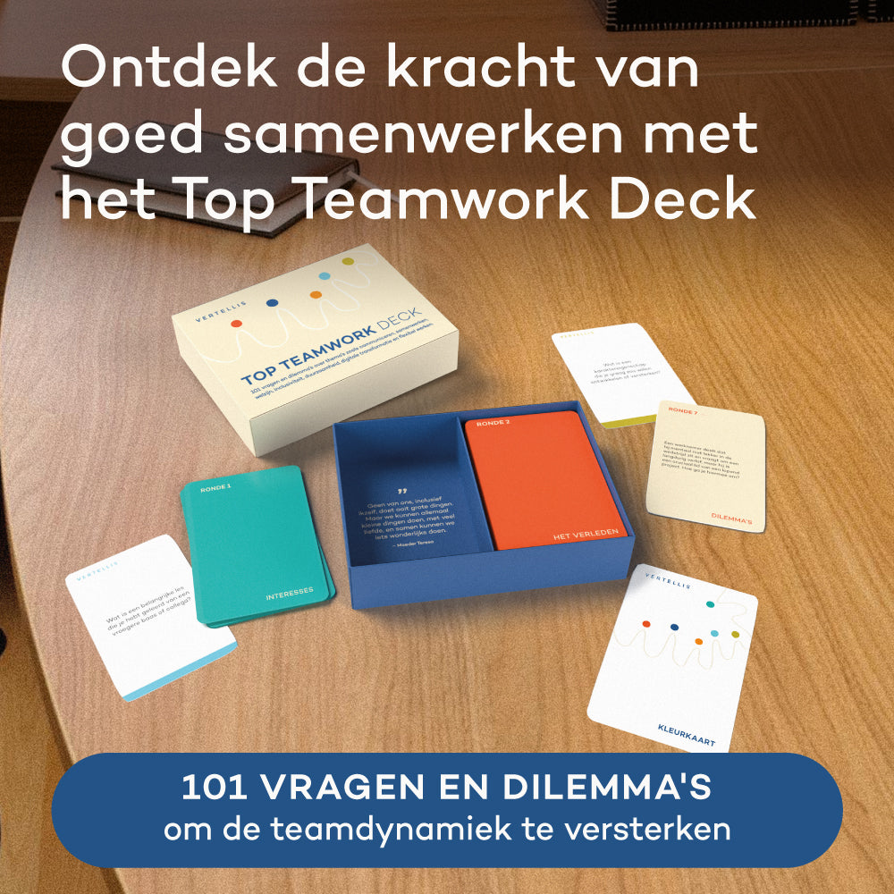 TOP Teamwork Deck - 101 vragen en dilemma's voor geweldig teamwork